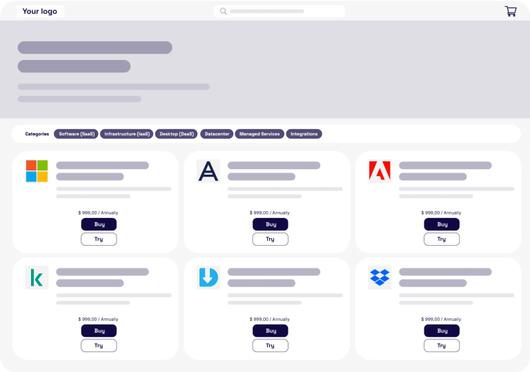 Infiterra subscription commerce platform dashboard