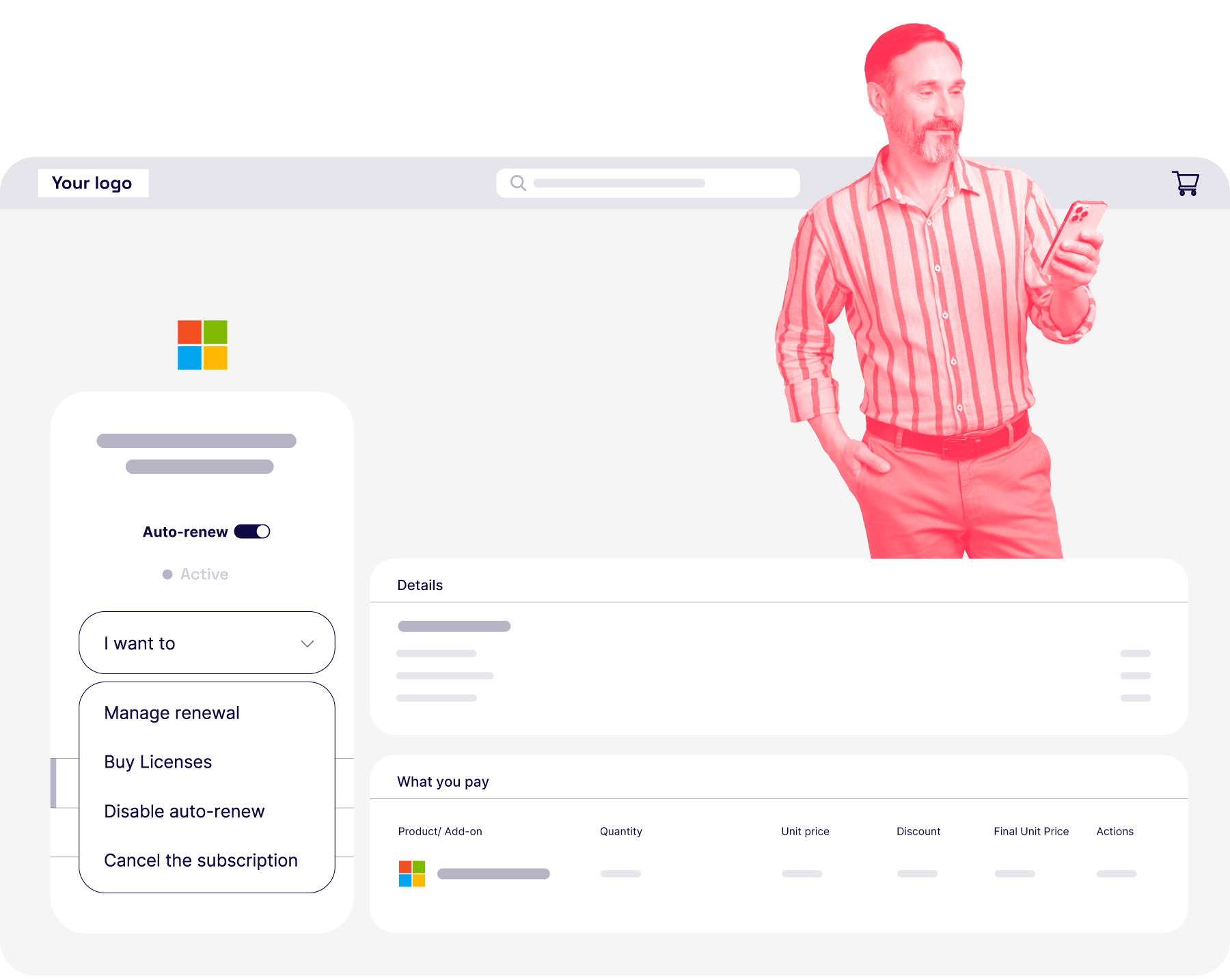 portal Increase customer retention