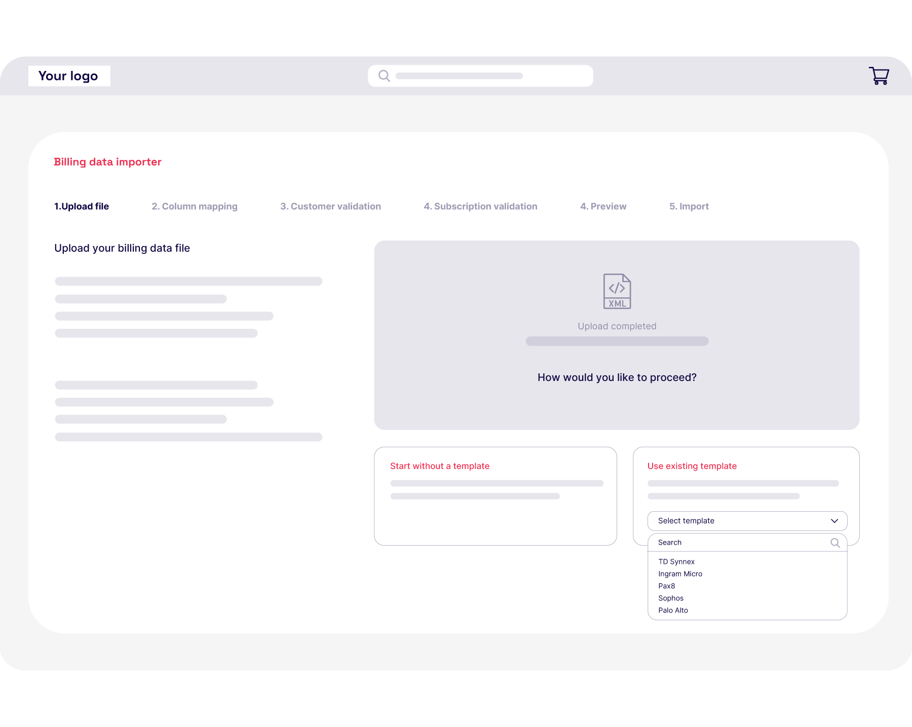 billing data importer